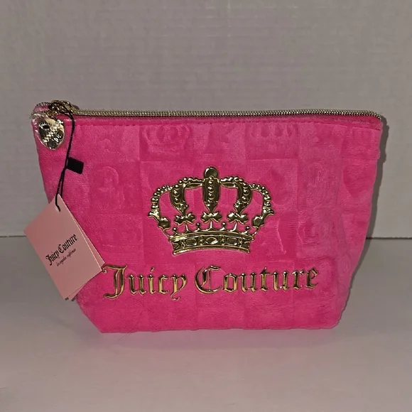 Juicy Couture Pink Cosmetic Bag - Picture 1 of 10